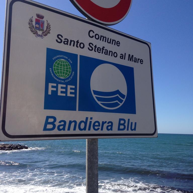 Ferienwohnung Kambusa - Mono Fronte Mare Santo Stefano al Mare Exterior foto